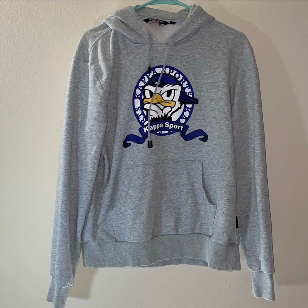 Kappa Sports Big Logo Duck/Eagle Grey Hoodie